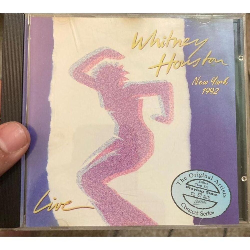Whitney Houston CD New York Live 1992‎ Original Artists Concert Series